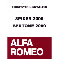 PARTS BOOK ALFA ROMEO...