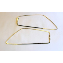 pair of door window frames...