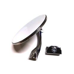 outer review mirror chromed...