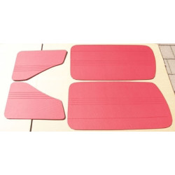 set door panels red Fiat 500 D