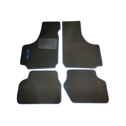 floor mats set blue Fiat 500