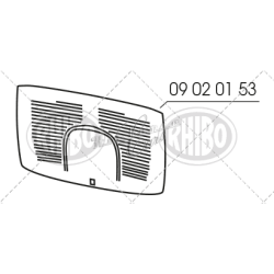 rear bonnet Fiat 600 D