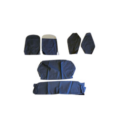 seat cover kit (blue white)...