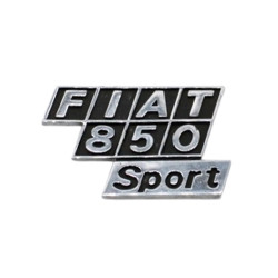 lettering 'FIAT 850 Sport'