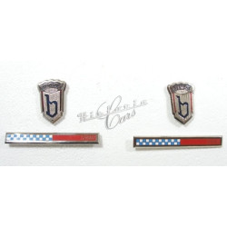 set emblems Fiat 850 Spider