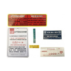 Sada samolepek Fiat 500 F/L