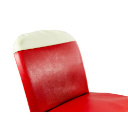 seat cover set (red white)...