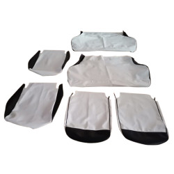 seat cover set (white...