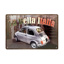 metal sign Fiat 500 La...
