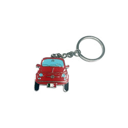 keyring red Fiat 500