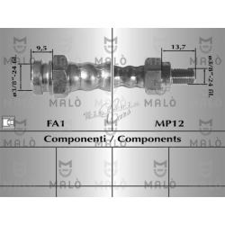 Sada předních brzdových...