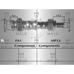 Sada předních brzdových...