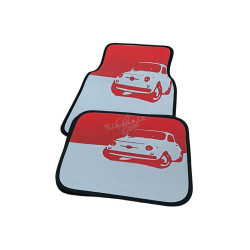 floor mat set (4 pcs) Fiat 500