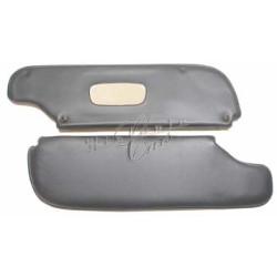 pair of black sun visors...