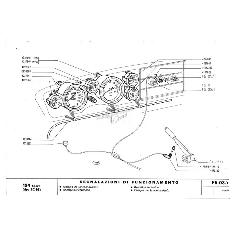 Spare Parts Catalog (copy) Fiat 124 BC/BS