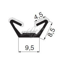 door glass guide weatherstrip