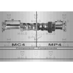 Brzdová hadička zadní Alfa...