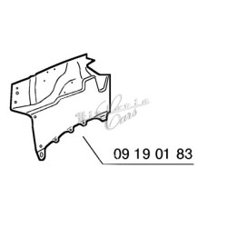 Podběh přední levý Fiat Uno...