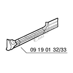 Práh levý Fiat Uno 1983-88