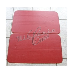 pair of red door panels...
