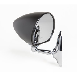 outer review mirror black