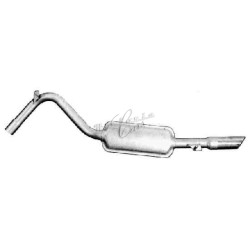 rear silencer (muffler) LH...