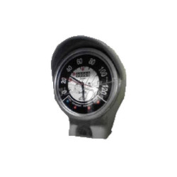 wall clock grey Fiat 500