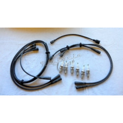 ignition cable set and...
