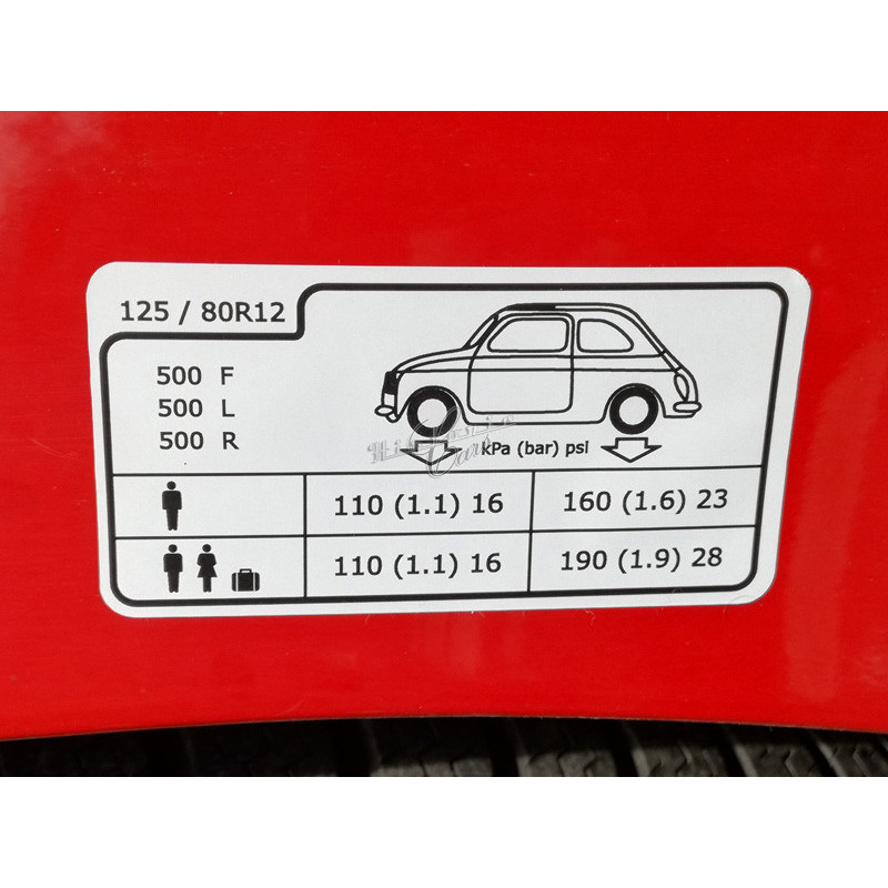 Stickers Stickers for interior car dashboard Fiat 500 L Auto Tuning Sport
