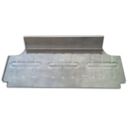 floor panel under rear seat...