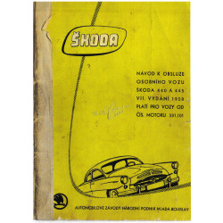 Návod k obsluze Škoda 440 a...