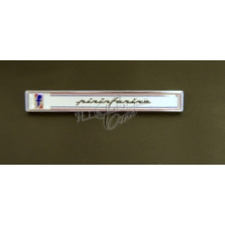 side lettering Pininfarina...