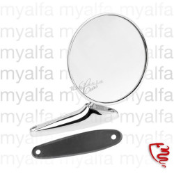 DOOR MIRROR CHROME ROUND...