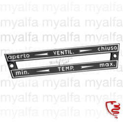 HEATER FASCIA PANEL 105...