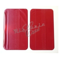 pair of red door panels...