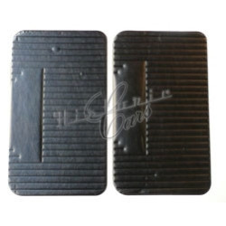 pair of black door panels...