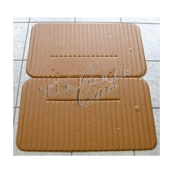 pair of tan door panels...