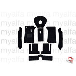 Sada koberců černý velur...