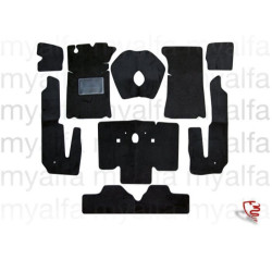 Sada koberců černý velur...