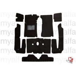 Sada koberců černý velur...