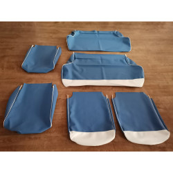 seat cover set (blue white)...