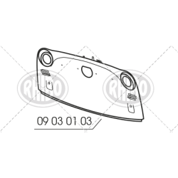 front panel Fiat 500 N 1957-59