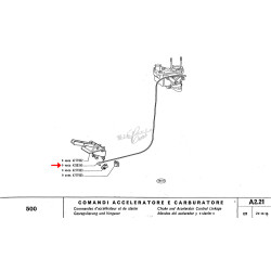choke cable Fiat 126 - Fiat...