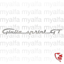 SCRIPT "GIULIA SPRINT GT"...