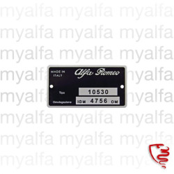 BODY TYPE PLATE 105.30,...