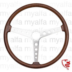 STEERING WHEEL 385MM WOOD...