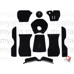 Sada koberců černý velur...